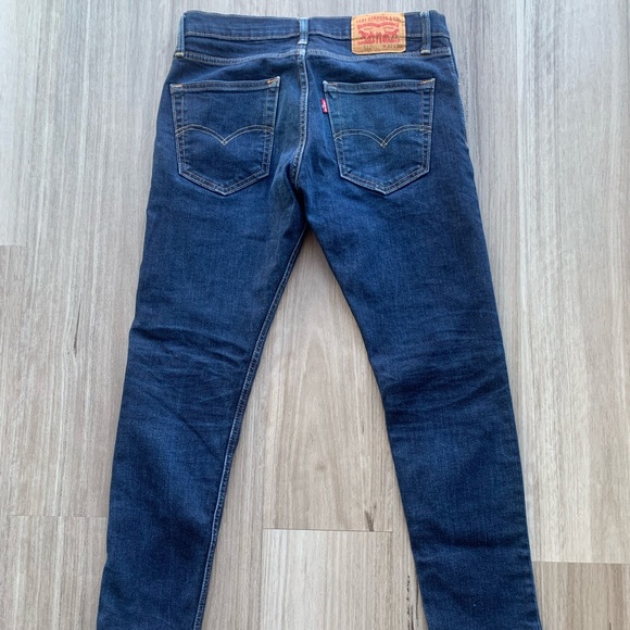 Mens Levi’s dark blue skinny jeans. Size: 30/30 - Picture 1 of 2